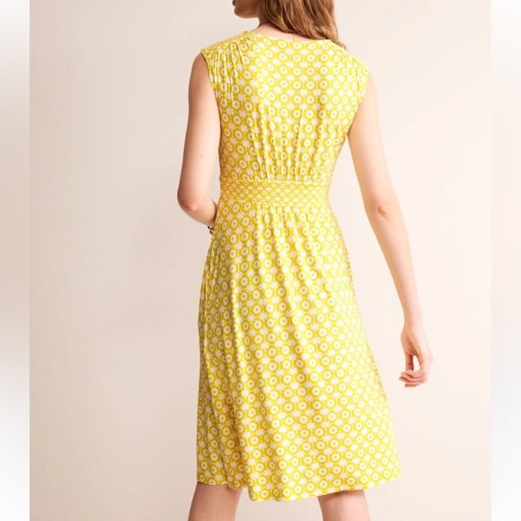 Boden Thea Sleeveless yellow mini dress - Picture 2 of 7